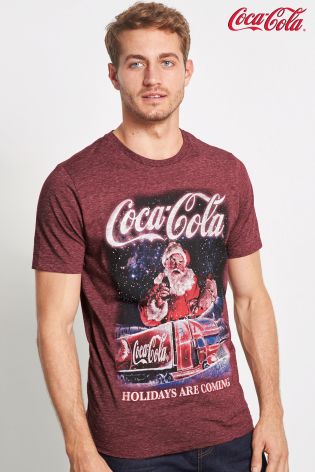 Red Coca Cola&reg; Christmas T-Shirt